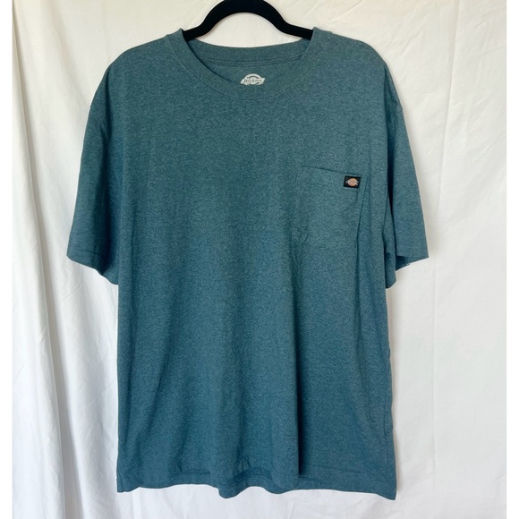 ⛔️ SOLD ⛔️ EUC Dickies Heavyweight Baltic Blue Crew T-Shirt - Picture 5 of 13
